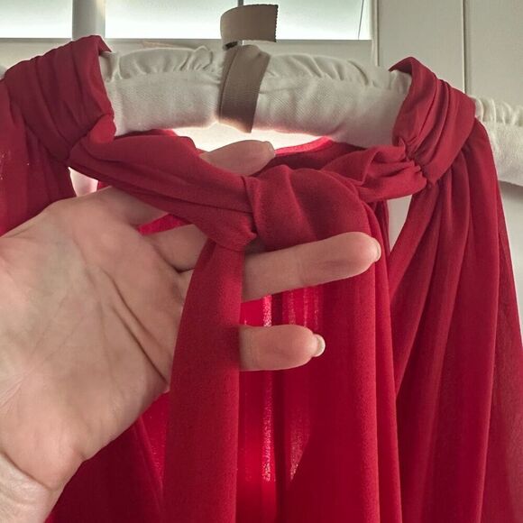 Vince Camuto Halter Pleated Jumpsuit - Picture 5 of 12